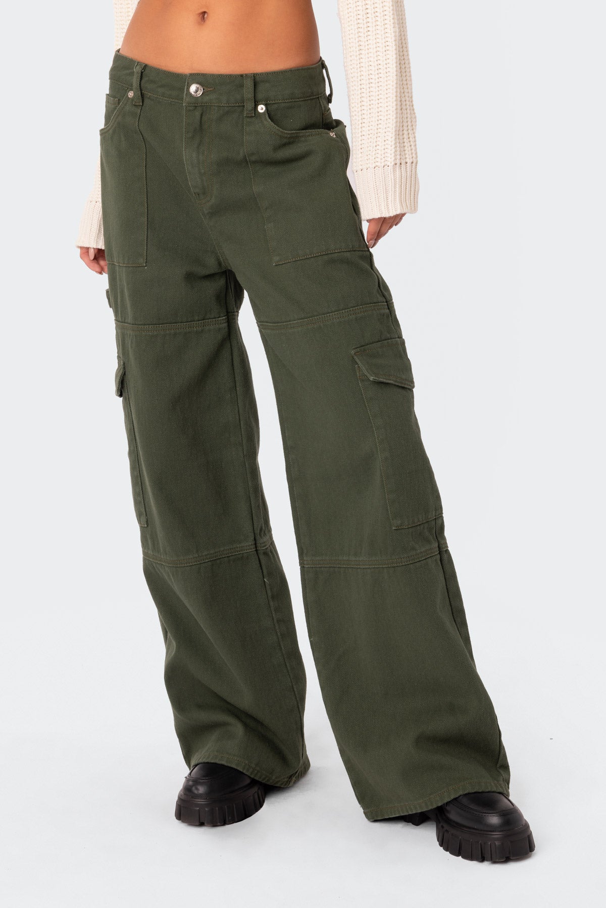 Ember Denim Cargo Trousers