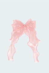 Frilled Bow Hair Clip