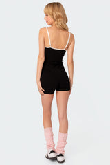 Basics Contrast Romper