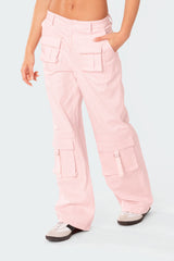 Joan Low Rise Cargo Pants