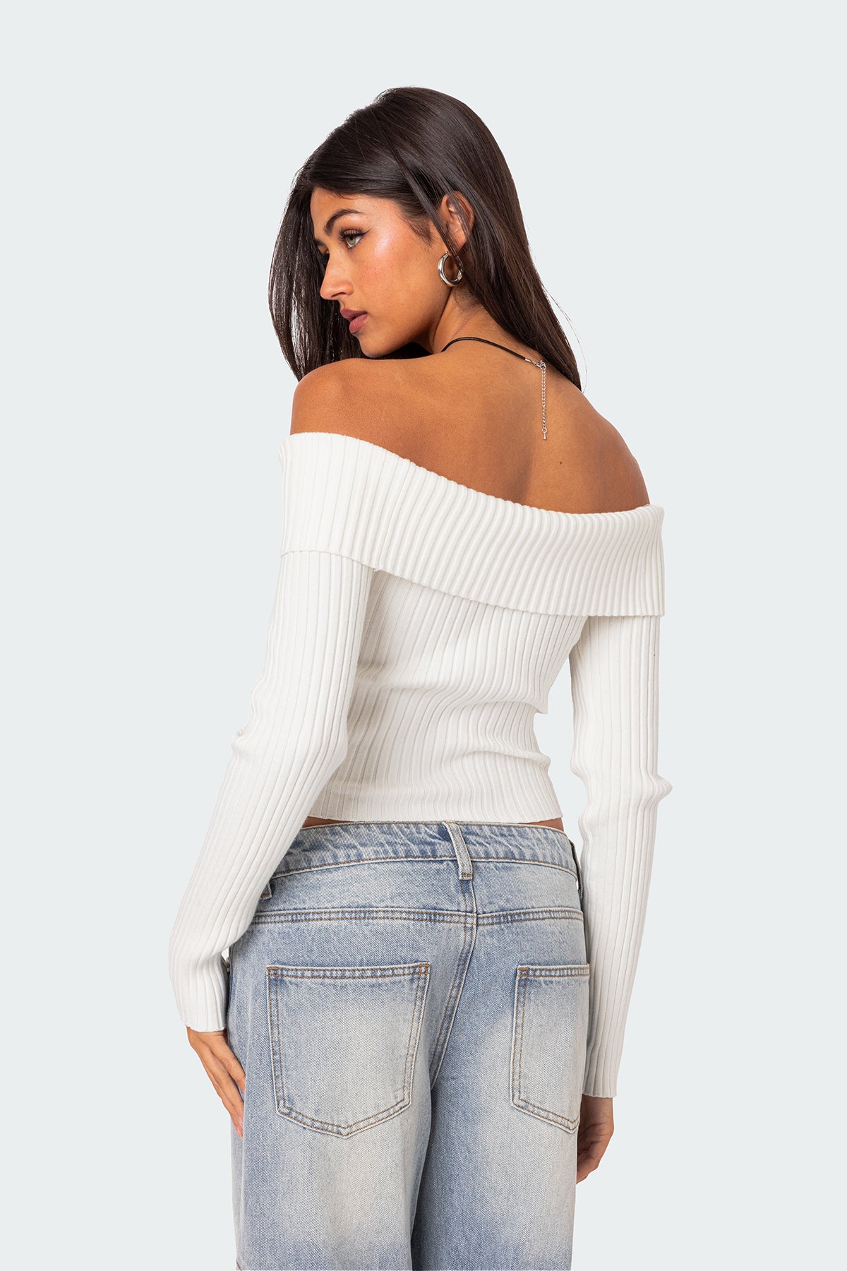 Lauren Knit Fold Over Top