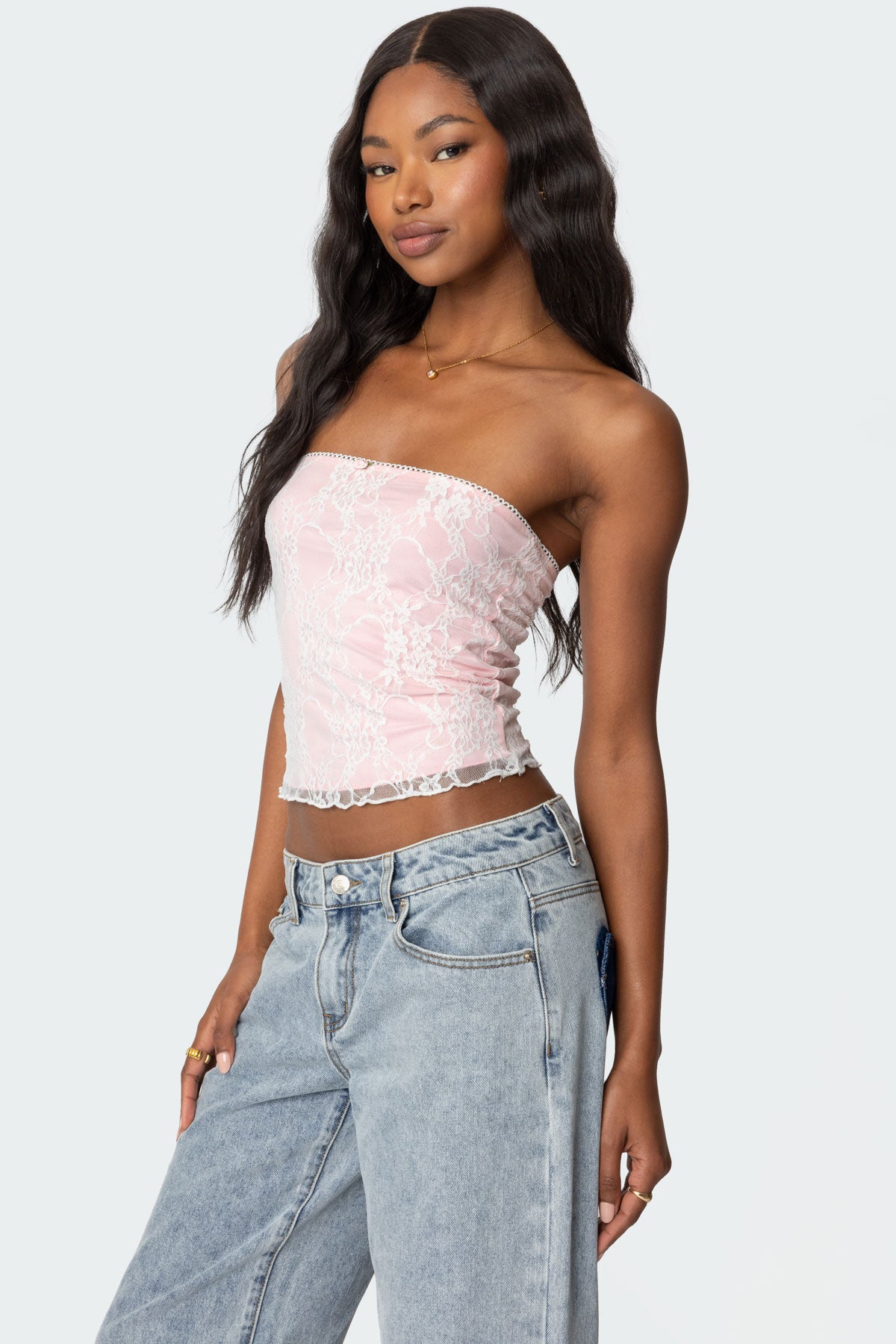 Allison Lace Tube Top