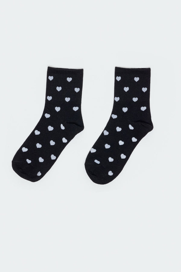 Heart Printed Socks