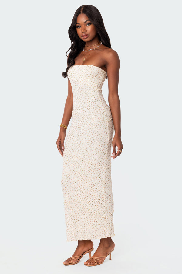 Lynn Ribbed Maxi Dress