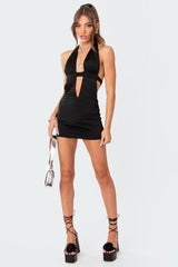 Althea Open Back Mini Dress