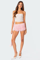 Unicorn Layered Ruffle Shorts