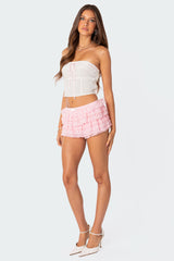 Unicorn Layered Ruffle Shorts