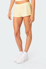 Irene Low Rise Pointelle Micro Shorts