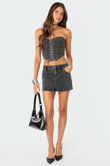 Waverly Denim Mini Skirt