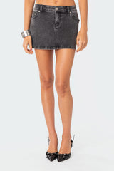 Waverly Denim Mini Skirt