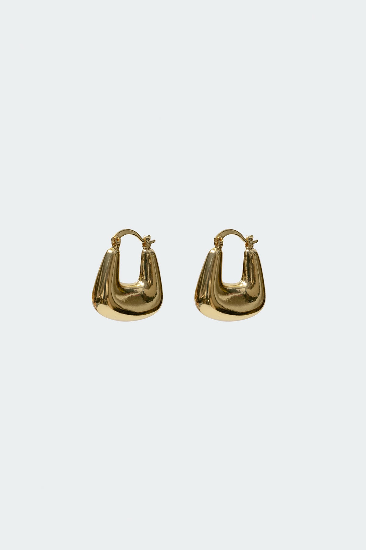 Chunky Square Hoop Earrings