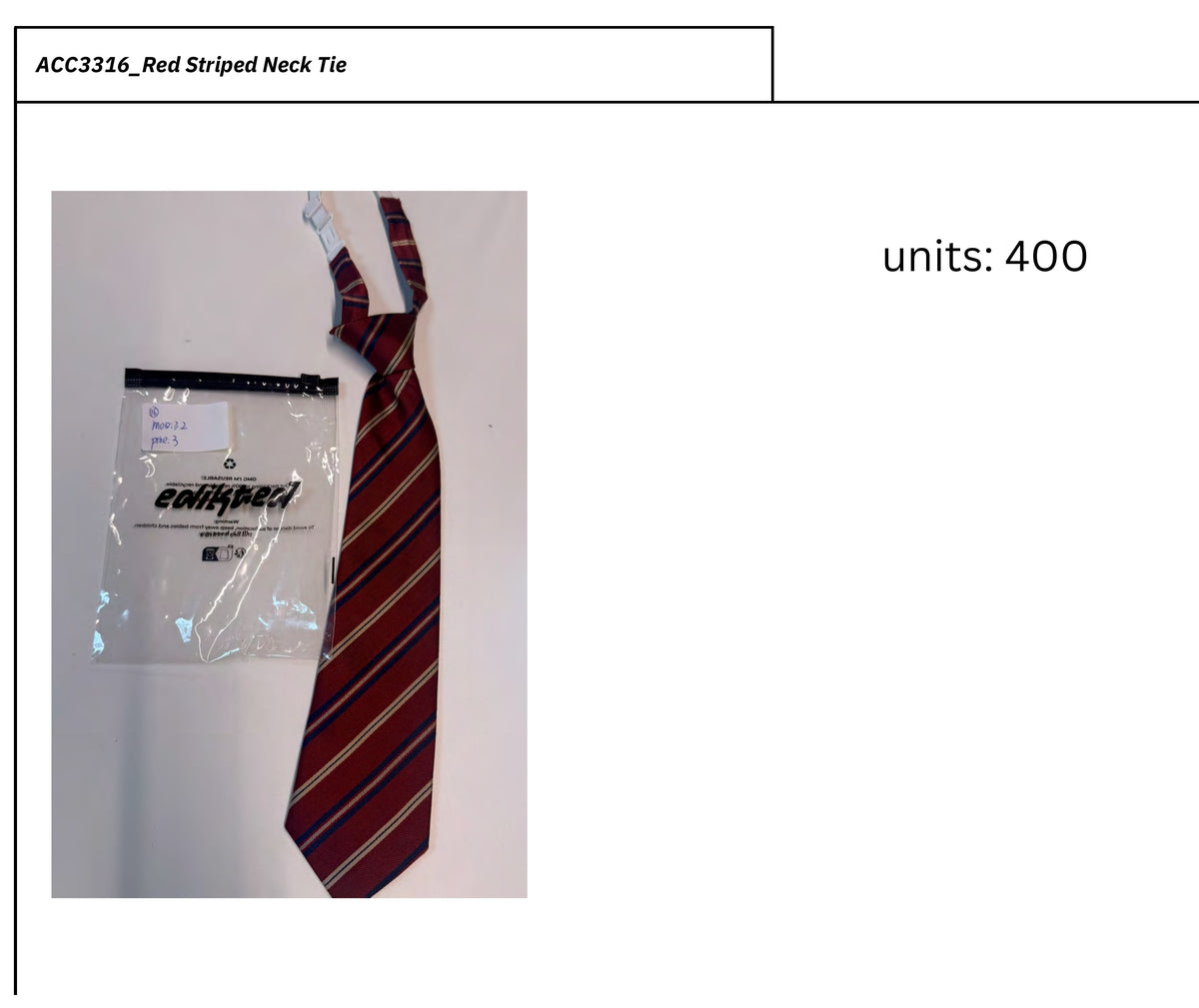 Campus Crush Striped Necktie
