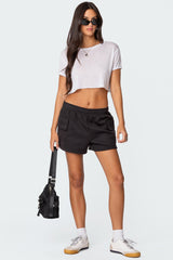 Garnet Cargo Sweat Shorts