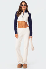 Jax Low Rise Knitted Trousers