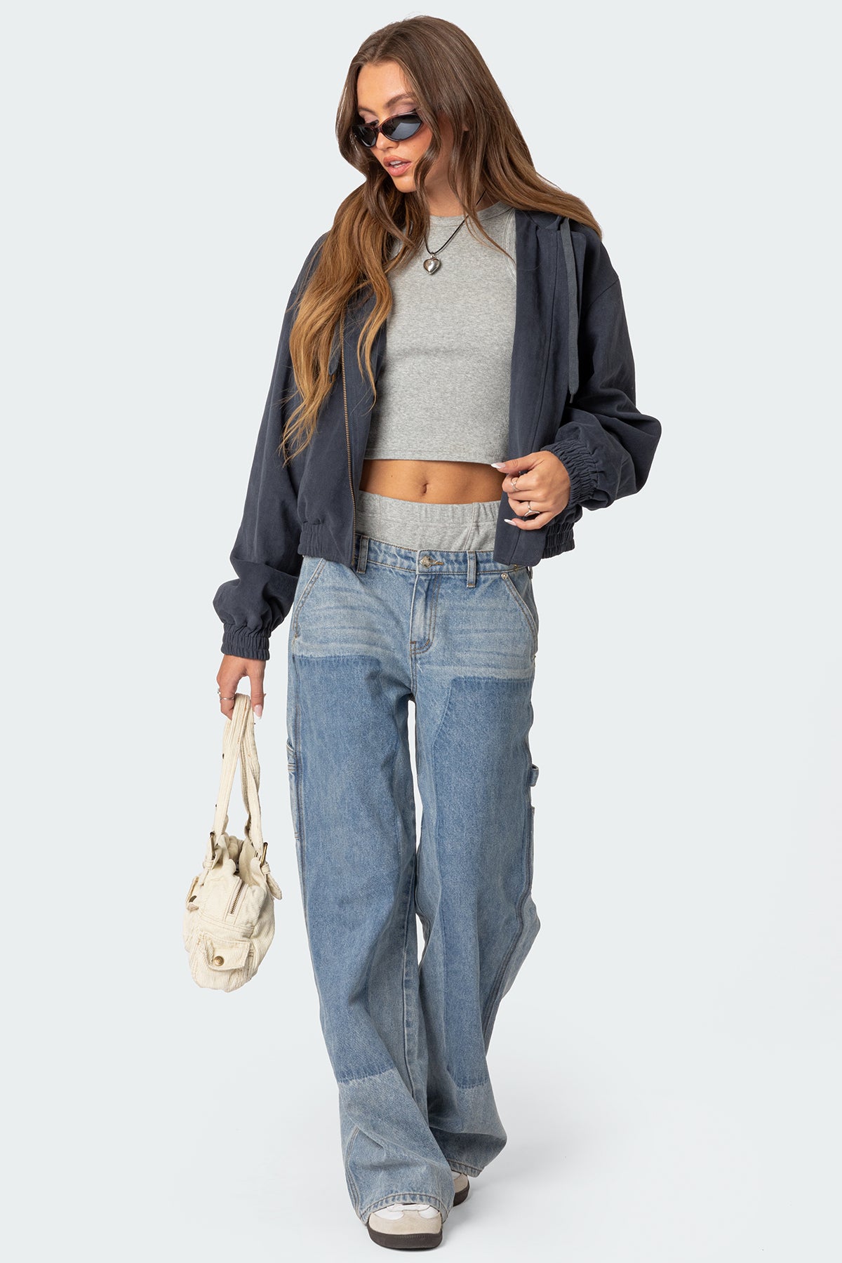 Milly Oversized Cropped Jacket