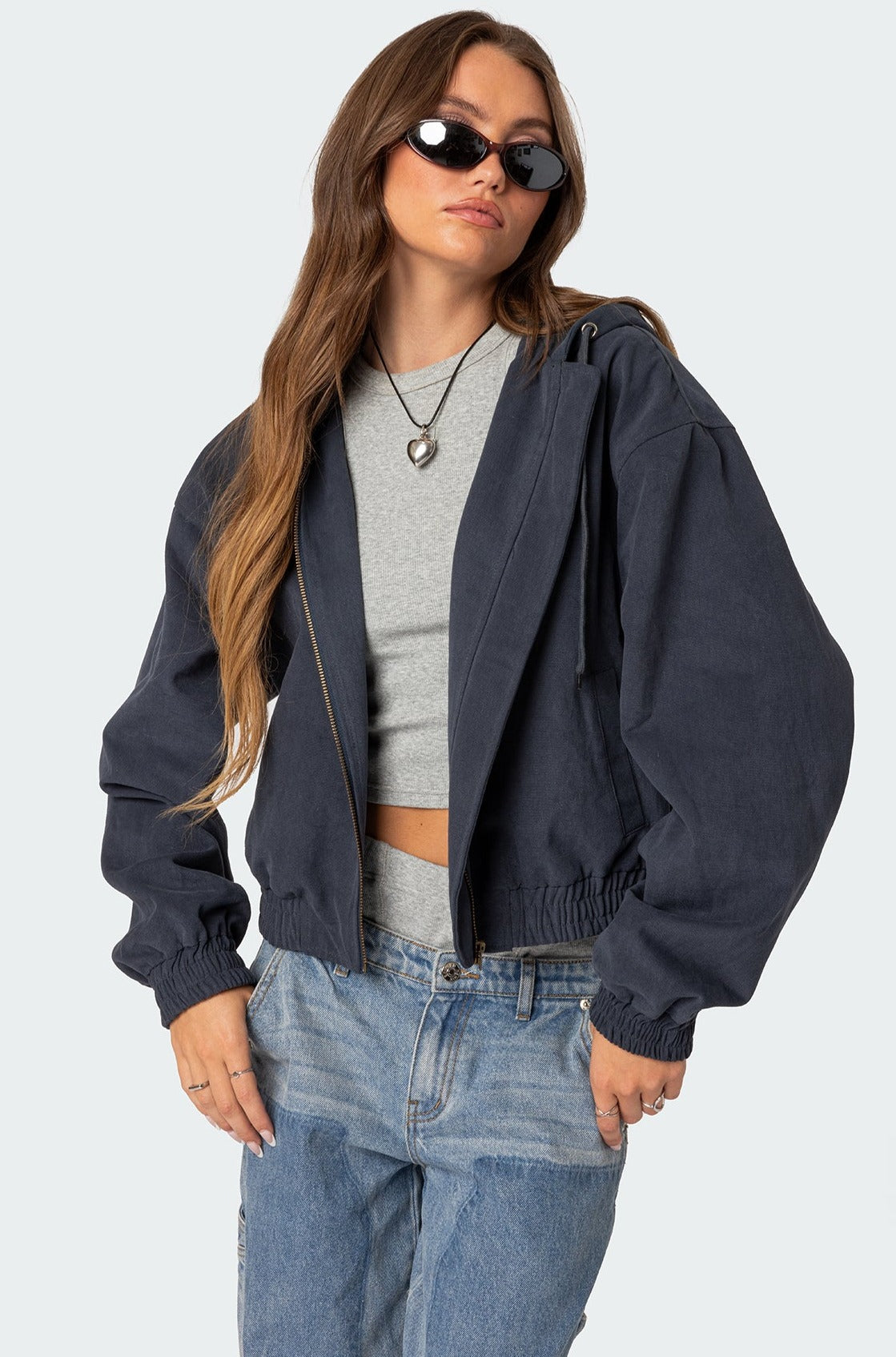 Milly Oversized Cropped Jacket