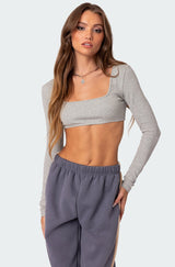 Routine Ribbed Crop Top