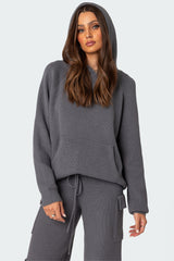 Wynter Oversized Knit Hoodie