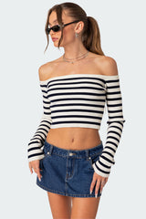 Miranda Off Shoulder Knit Top