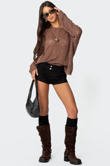 Bri Oversized Boat Neck Sweater