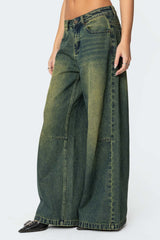 Shawn Washed Low Rise Jeans