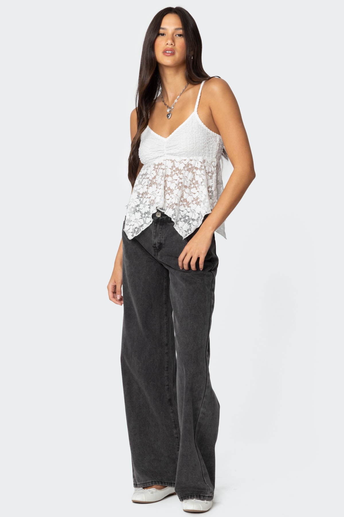 Orchid Sheer Lace Top