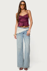 Tamar Satin Effect Tank Top