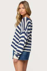 Anney Oversized Striped Sweater