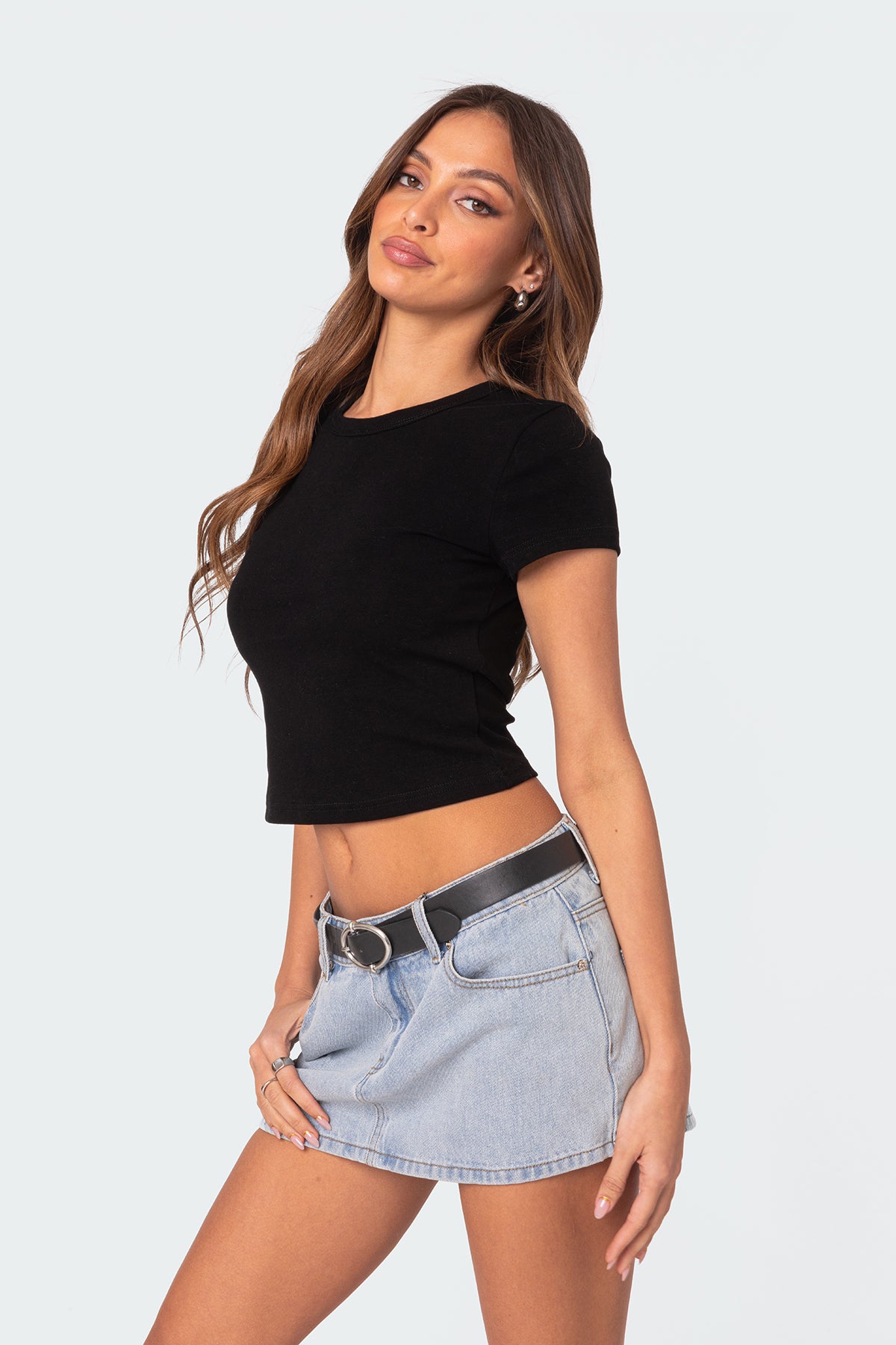 Better Basics Cropped T Shirt