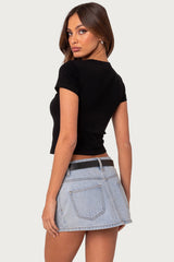 Better Basics Cropped T Shirt