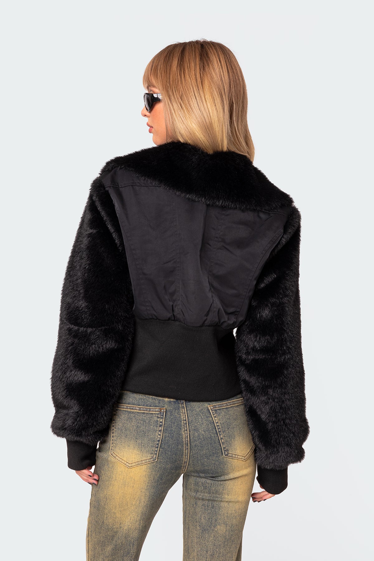 Malliora Faux Fur Nylon Jacket