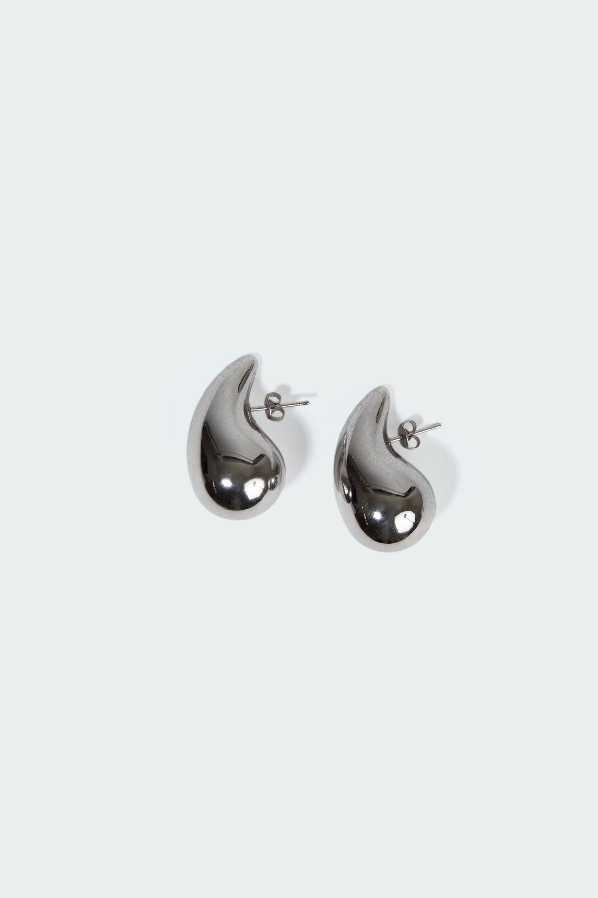 Chunky Droplet Stud Earrings