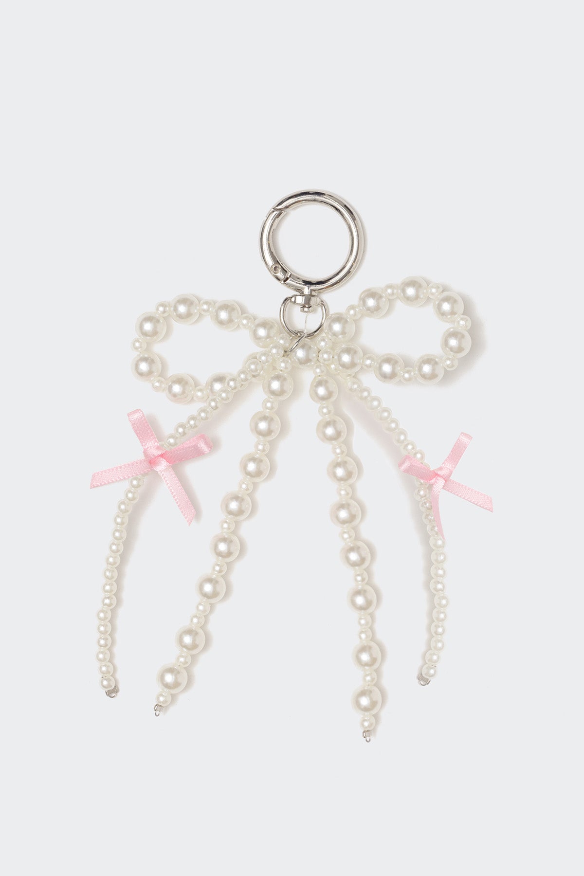 Pearly Bow Bag Charm