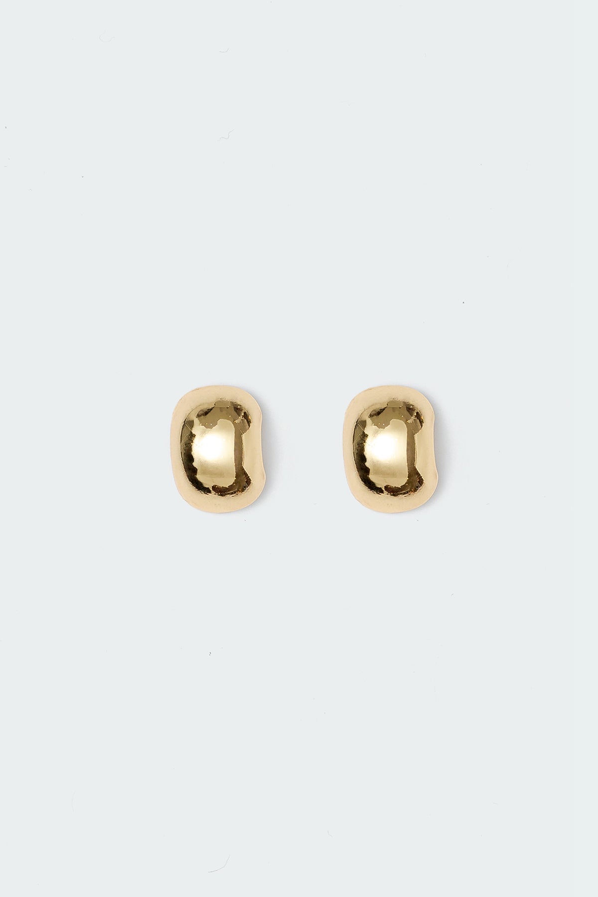 Half Hoop Chunky Stud Earrings