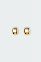 Half Hoop Chunky Stud Earrings