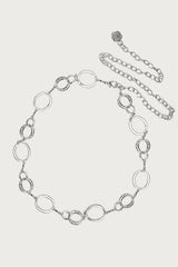 Textured Oval Chain Belt