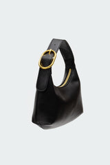 Buckle Strap Faux Leather Bag