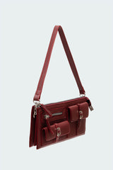 Utility Faux Leather Bag