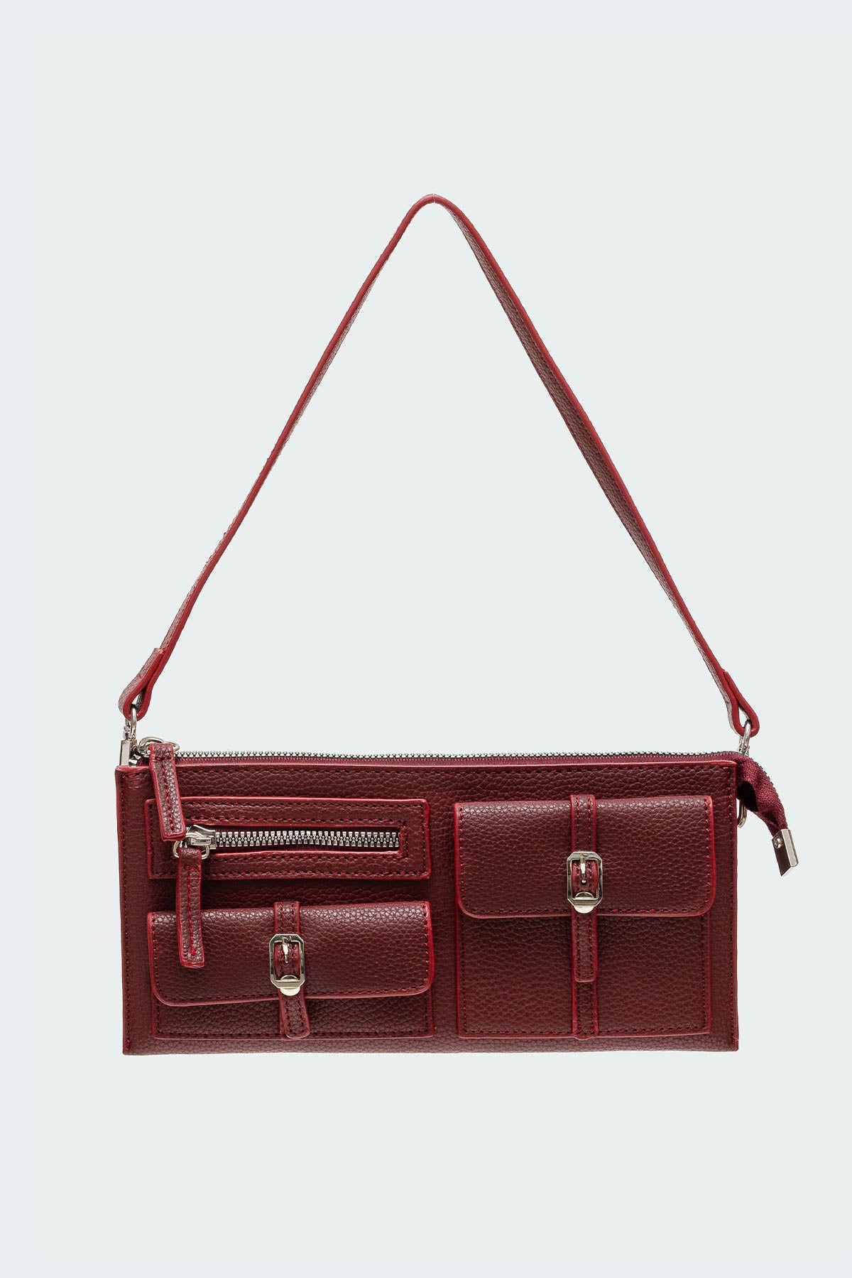 Utility Faux Leather Bag