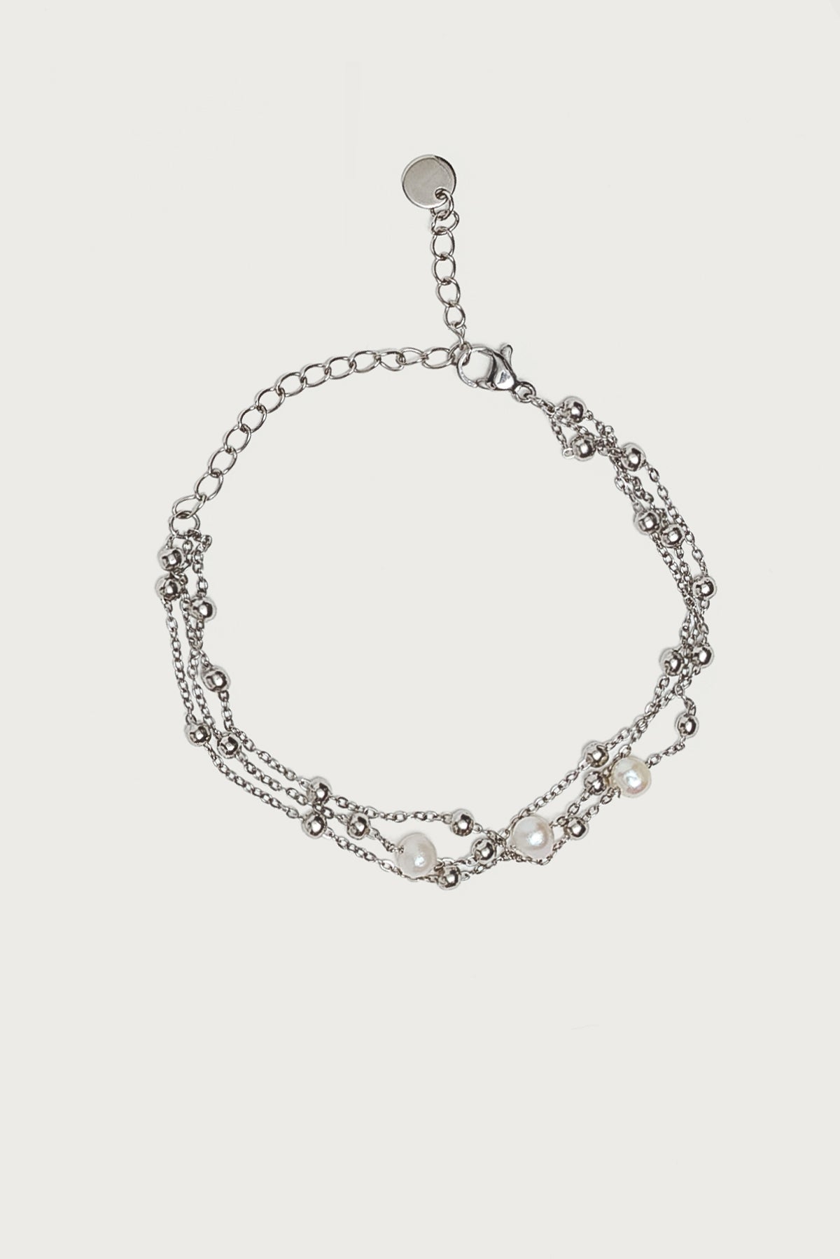 Pearly Layered Bracelet