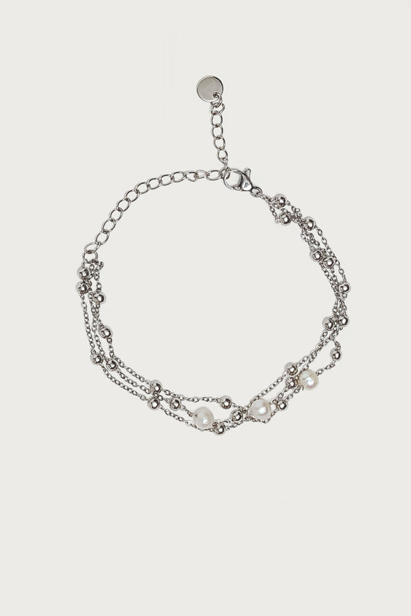 Pearly Layered Bracelet