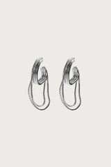 Dangling Chain Hoop Earrings