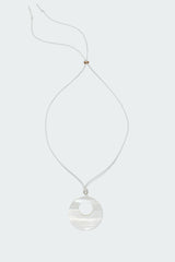 Sunshine Circle Shell String Necklace