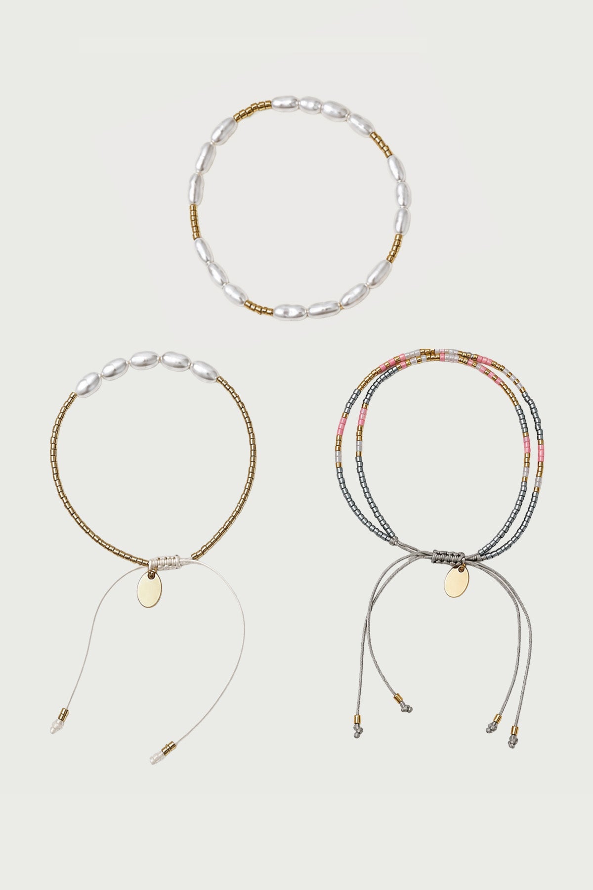 Beaded Pearly Bracelet Pack