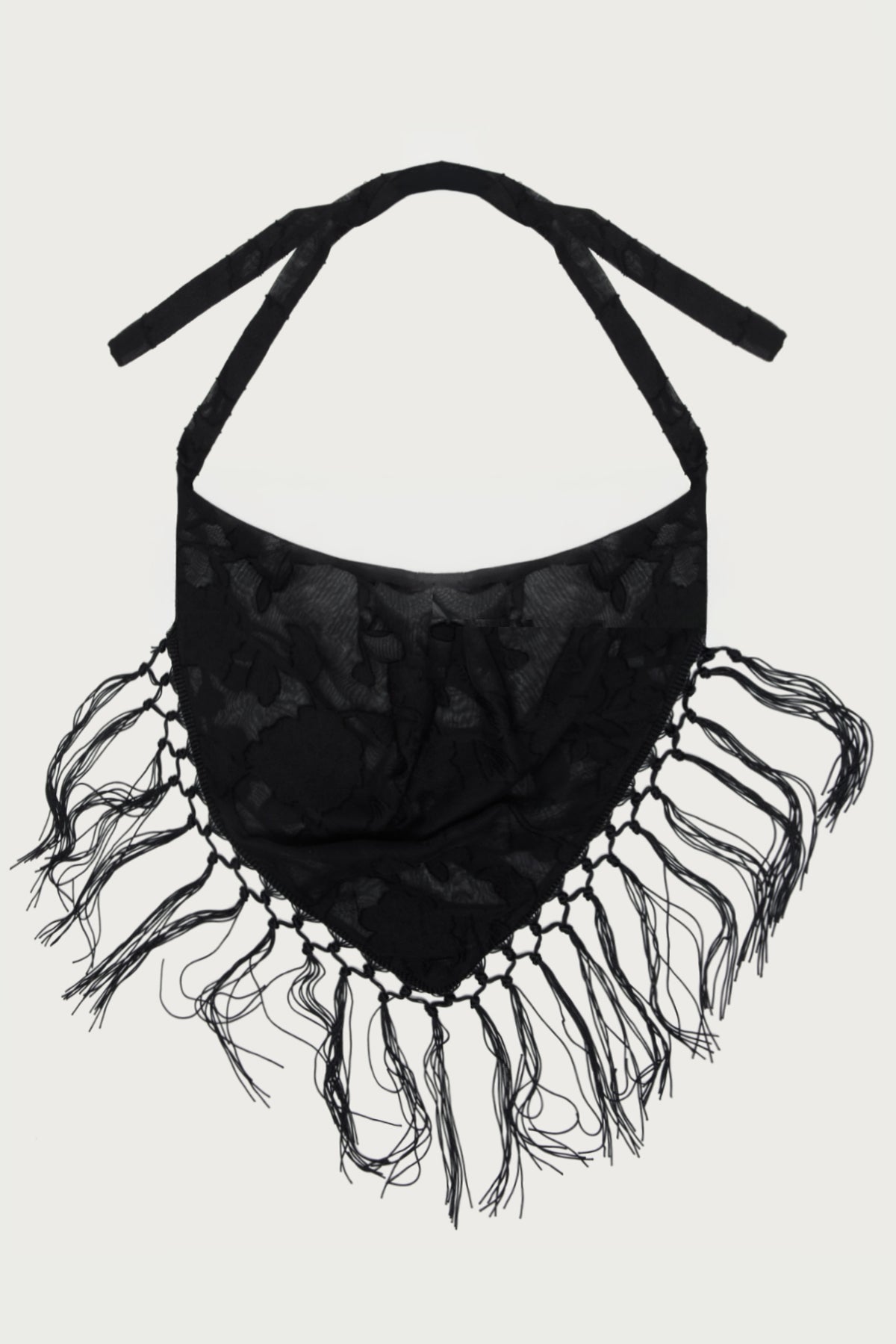Floral Fringed Waist Scarf