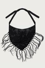 Floral Fringed Waist Scarf