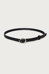 Faux Suede Slim Belt