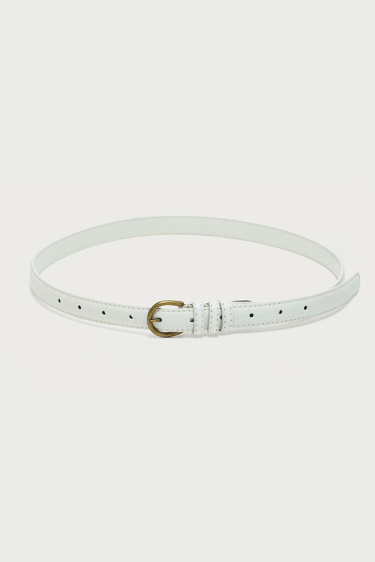 Goldey Faux Leather Belt