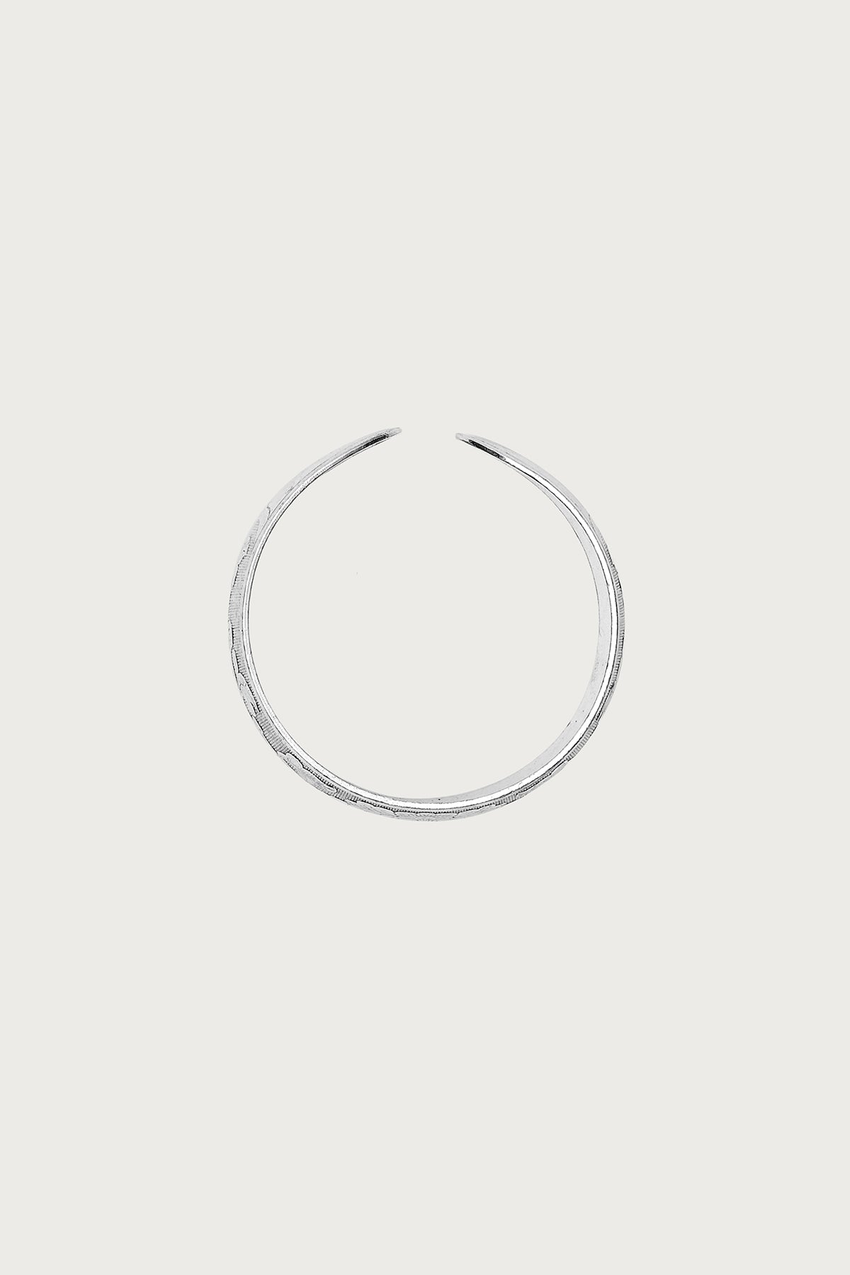 Engraved Floral Bangle Bracelet