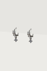 Faux Diamond Huggy Hoop Earrings